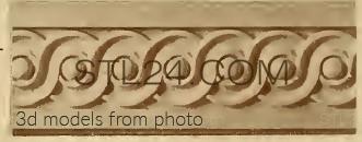 Бордюры (MOULDING_0465 -  | 3D model 3DSMAX / OBJ / STL) 3D модель для ЧПУ станка